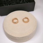 Rõngakujulised minimalistlikud naiste kõrvarõngad