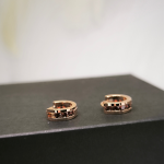 Zirkooniga rõngaskujulised kõrvarõngad