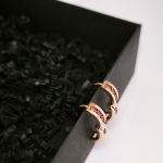 Zirkooniga rõngaskujulised kõrvarõngad