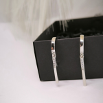 Minimalistlikud rippuvad kõrvarõngad tsirkooniumiga