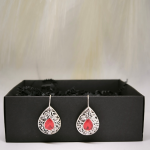 Pisarakujulised tsirkooniga kõrvarõngad