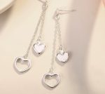 Kahekihilised kõrvarõngad südametega