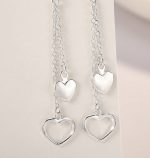 Kahekihilised kõrvarõngad südametega