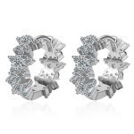 Luksuslikud naiste kõrvarõngad tsirkooniumiga