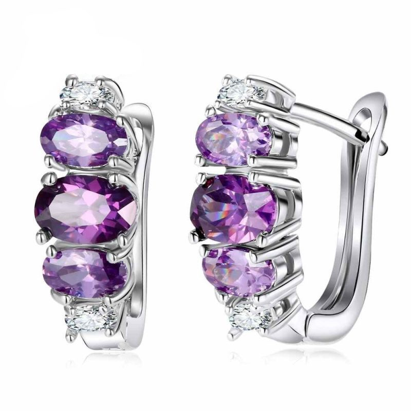 Originaalse disainiga kõrvarõngad tsirkooniga