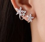 Eksklusiivse disainiga lilledega kõrvarõngad