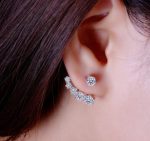 Kinnituvad kõrvarõngad tsirkooniumiga