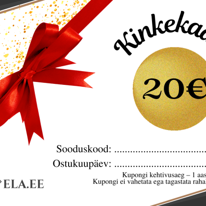 20€ kinkekaart