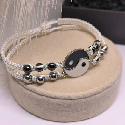 Helmeste paarilised käevõrud "Stiilne duo"