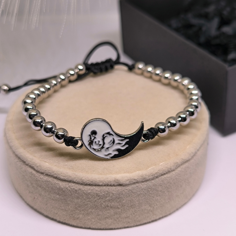 Minimalistlikud paaris käevõrud „Hõbedane harmoonia“