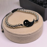 Minimalistlikud paaris käevõrud „Hõbedane harmoonia“