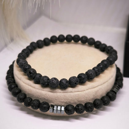 Minimalistliku disainiga käevõrude komplekt paaridele