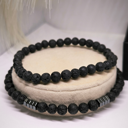 Minimalistliku disainiga käevõrude komplekt paaridele