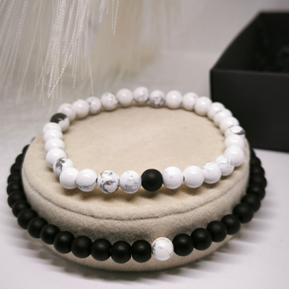 Minimalistlikud helmestega käevõrud paaridele