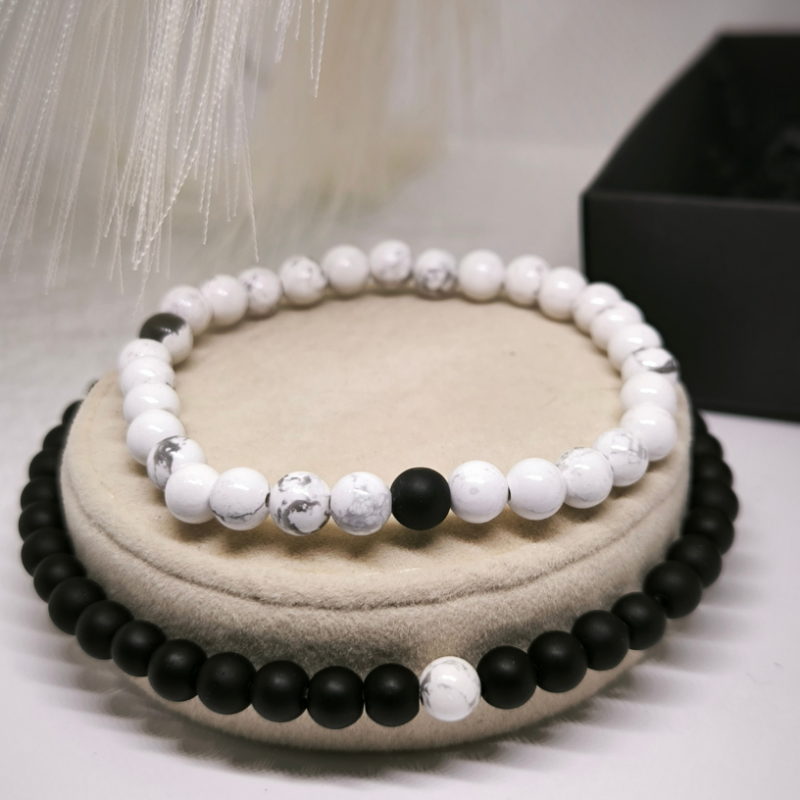 Minimalistlikud helmestega käevõrud paaridele