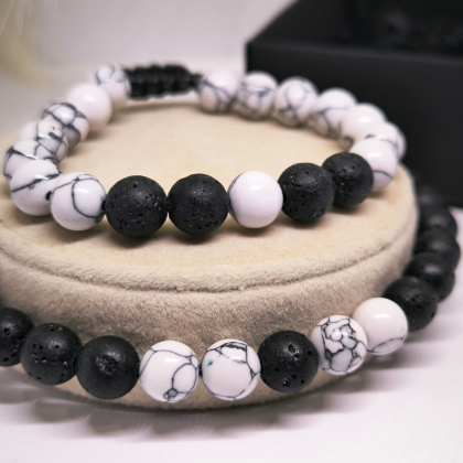 Kahevärviliste helmestega käevõrud reguleeritava kinnitusega