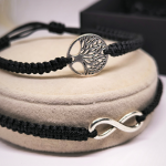 Käsitsi valmistatud punutud käevõrude komplekt