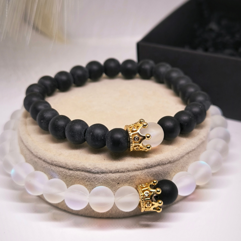 Paaridele mõeldud käevõrude komplekt "Kristall"