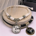 Eksklusiivse disainiga käevõrude komplekt paaridele