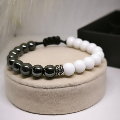 Stiilne meeste helmestega käevõru „Elite Beads“