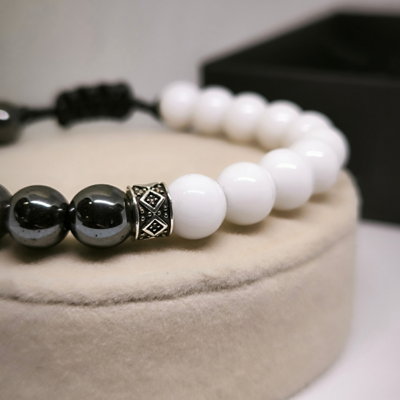 Stiilne meeste helmestega käevõru „Elite Beads“