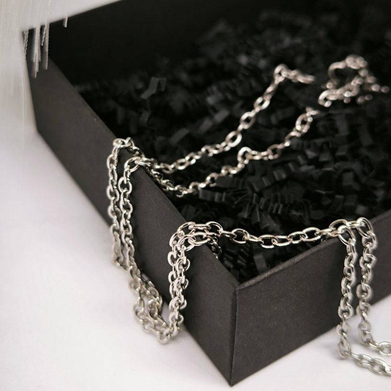 Hõbedane moodne unisex kaelakee ripats