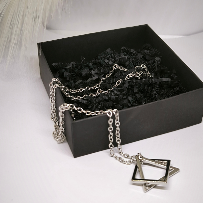 Hõbedane moodne unisex kaelakee ripats