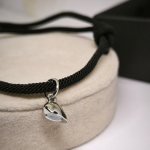 Hubased käevõrud südamekujulise ripatsiga paaridele