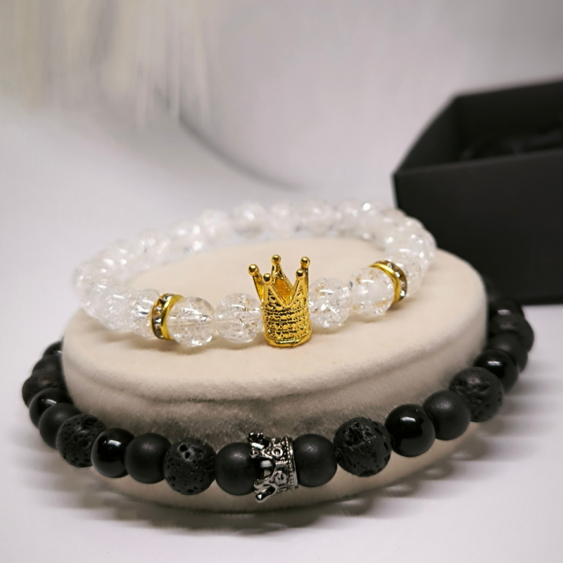 Käevõrude komplekt paaridele "Kroonid"