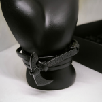 Originaalse disainiga mitmekihiline nahast käevõru