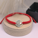 Kangast käevõrude komplekt metallist aktsentidega