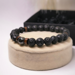 Laavakivist helmekäevõru puidust aktsentidega