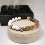 Onyx kivi helmestega energiakäevõru