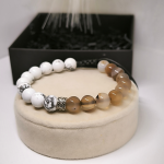 Onyx kivi helmestega energiakäevõru