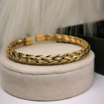 Punutise kujuga meeste käevõru roostevabast terasest