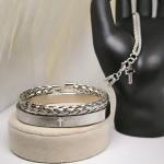 Moodne käevõrude komplekt ristikuju ripatsiga