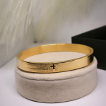 Kuldse värviga roostevabast terasest meeste käevõrude komplekt