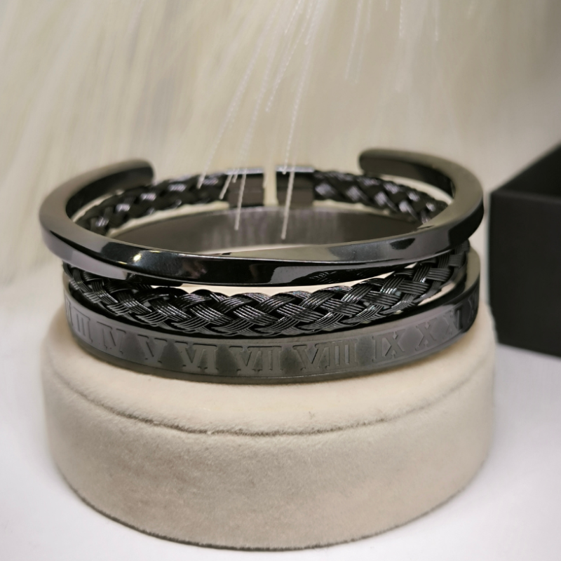 Luksuslik Rooma numbritega käevõrude komplekt