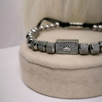 Charm-stiilis roostevabast terasest käevõru