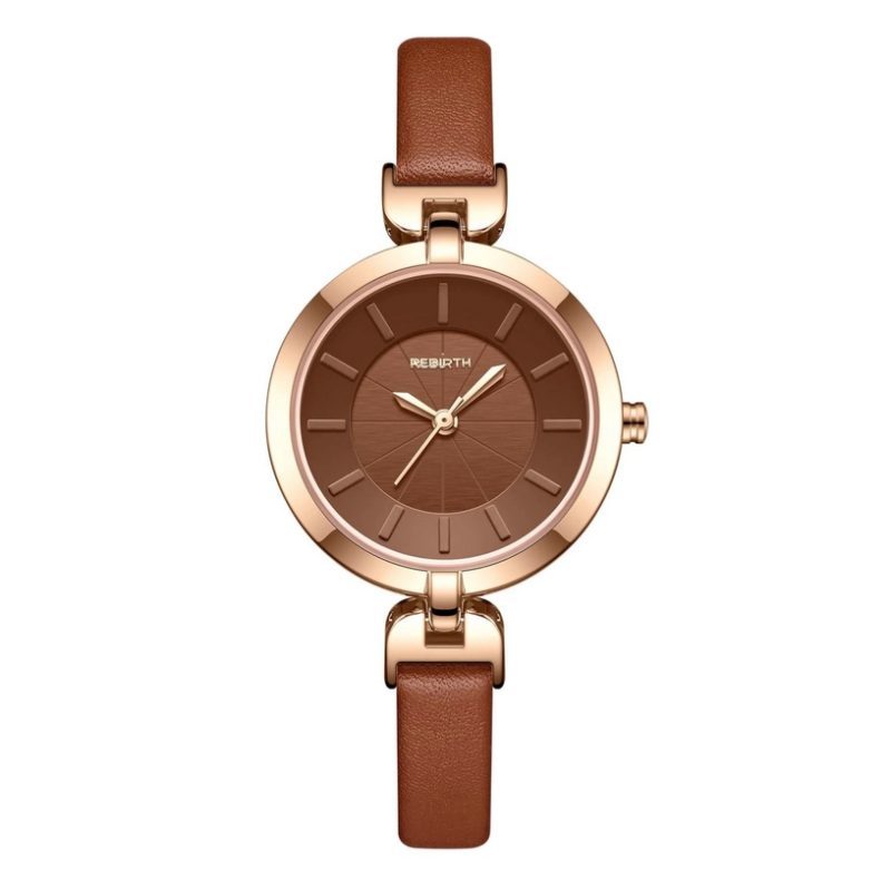 Ümmargune kvartsist kell "Minimalism"