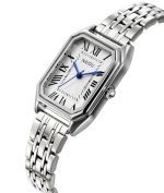 Hõbeimitatsiooniga naiste käekell