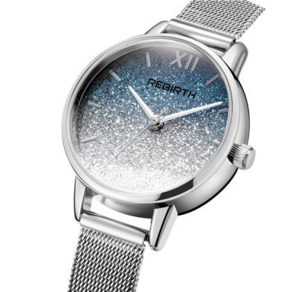 Kvartsist kell läikiva sihverplaadiga