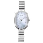 Naiste hõbedane roostevabast terasest kell "Klassika"