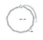 Luksuslik hõbedavärvi lõhnastatud käevõru