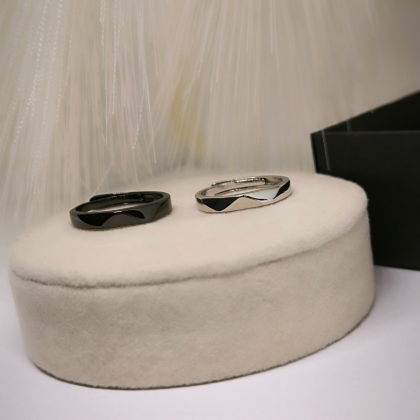 Rõngaste komplekt paarile "Geomeetria"