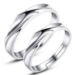 Sõrmuste komplekt paarile "Lihtsus"