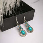 Boho stiilis kõrvarõngad "Türkiisi armastus"