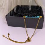 Stiilne käevõru sinise howliidiga „Elegance Blue“