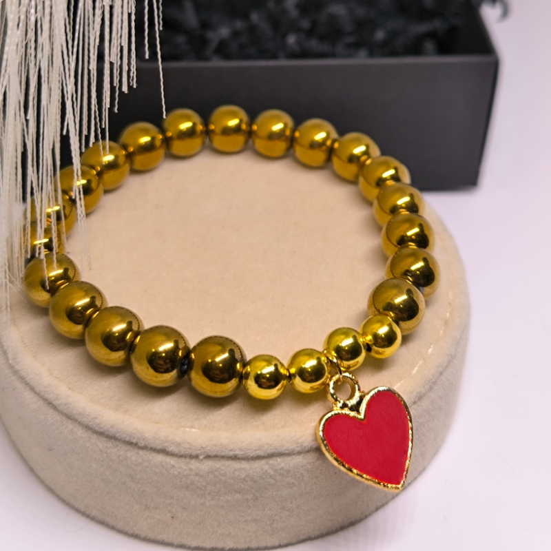 Käevõrud paaridele hematiidiga „Südamete harmoonia“