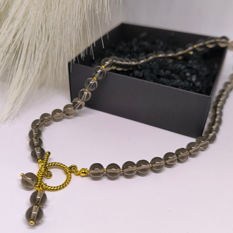 Kaelakee "Suitsuopaali"